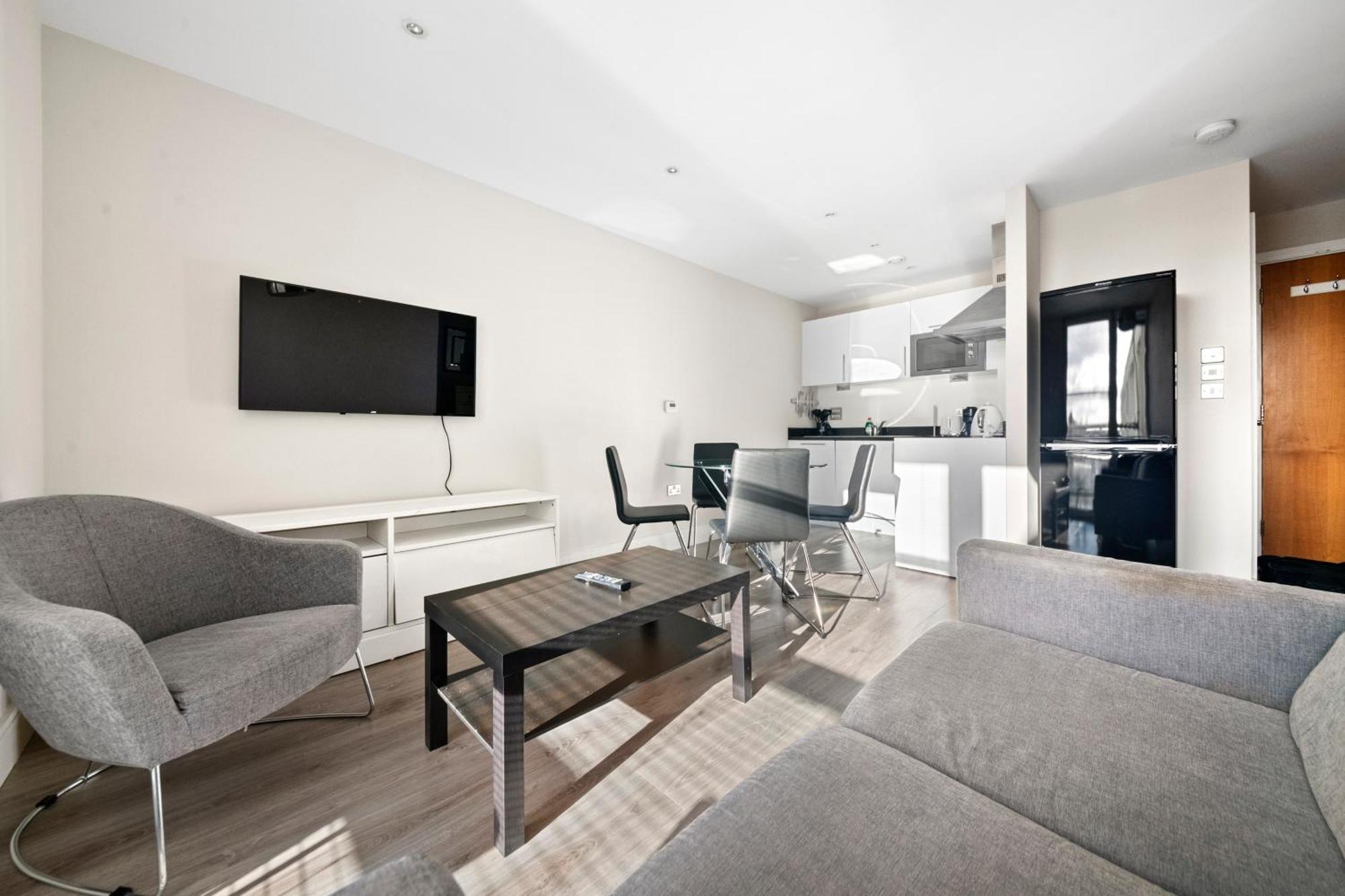 Londwell, Canary Wharf Skyline Balcony Suite London Eksteriør billede