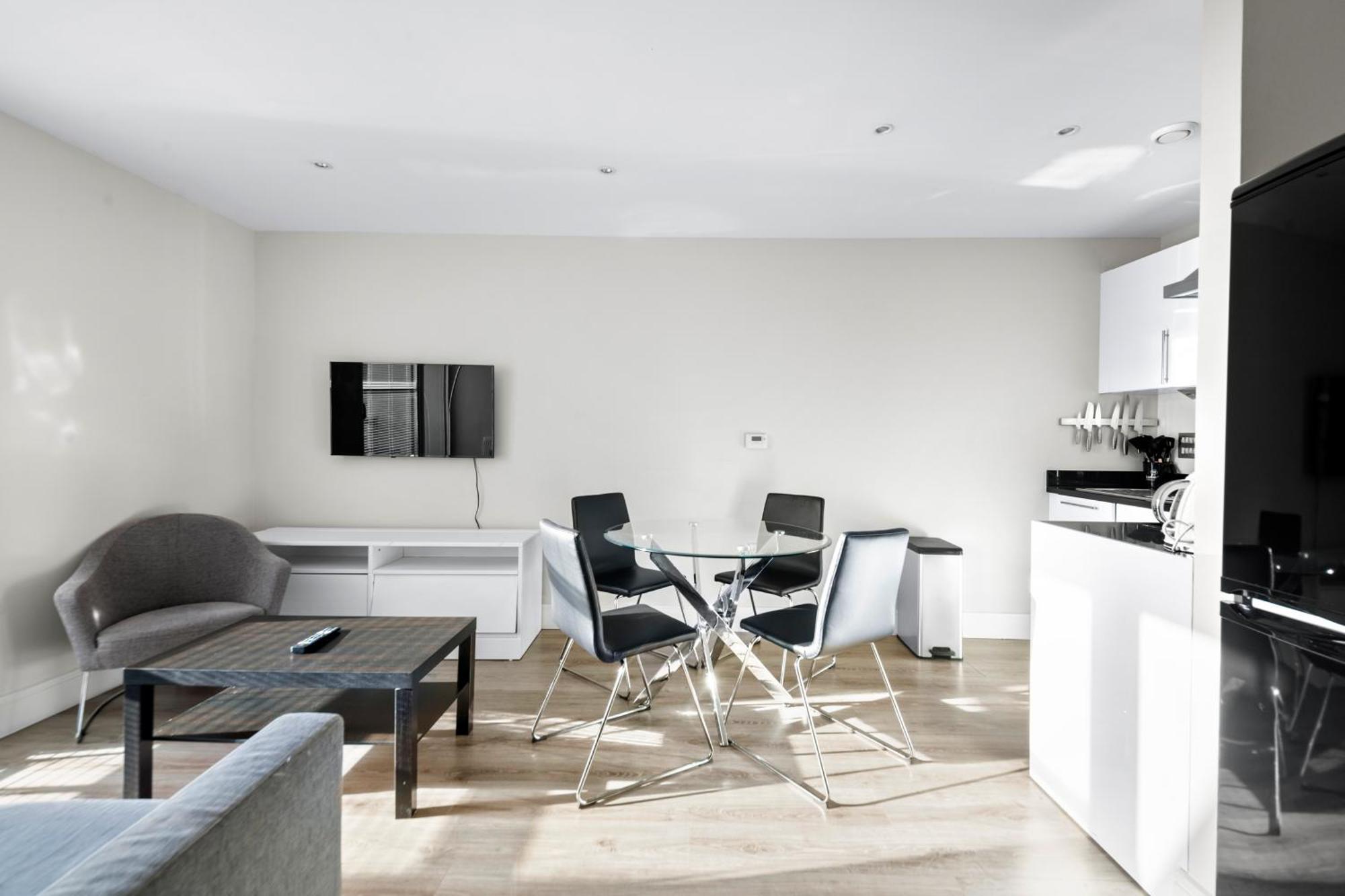 Londwell, Canary Wharf Skyline Balcony Suite London Eksteriør billede