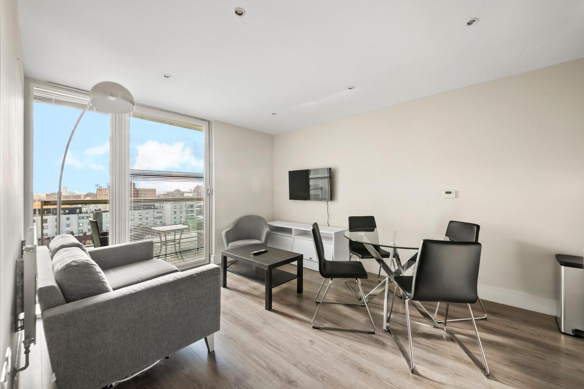 Londwell, Canary Wharf Skyline Balcony Suite London Eksteriør billede